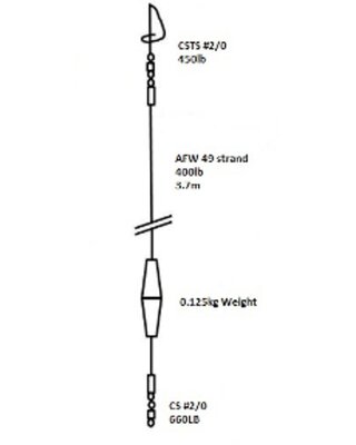 Cox & Rawle Wire Rubbing Trace 400lb